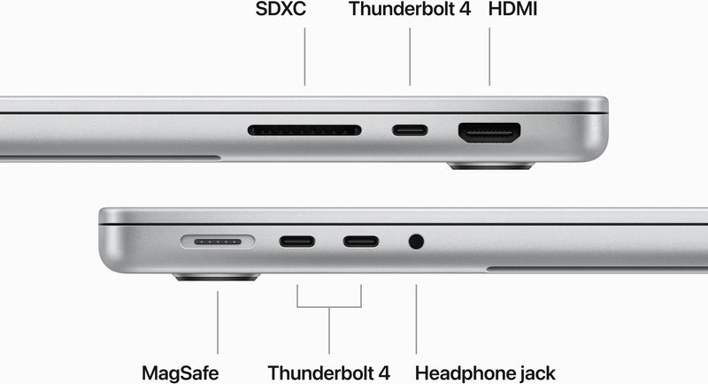 Apple - MacBook Pro 14" Laptop - M3 Pro chip - 18GB Memória - 14-core GPU - 512GB SSD (Lançamento ) - Prata