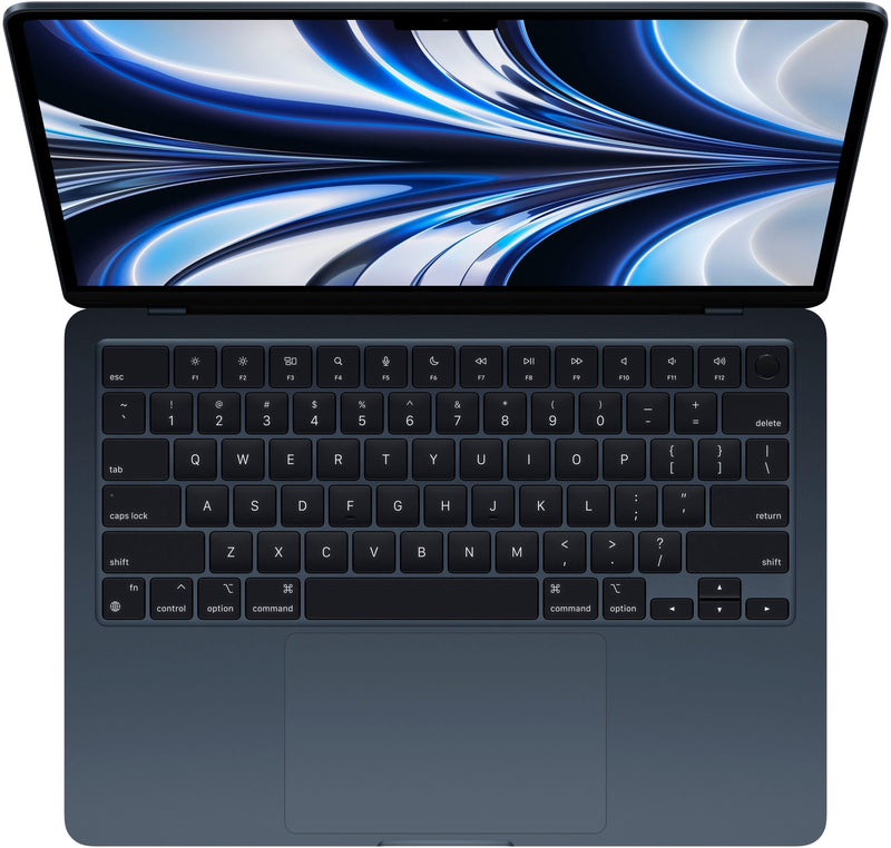 MacBook Air 13.6" Laptop - Apple M2 chip - 8GB Memória - 256GB SSD - Preto Meia noite