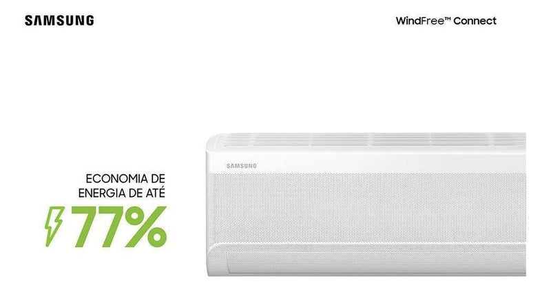 Ar condicionado Samsung Windfree Connect  split inverter  frio/quente 12000 BTU  branco 220V F-AR12BSEAAWK