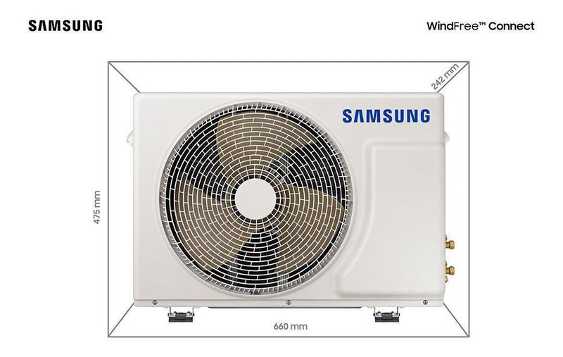 Ar condicionado Samsung Windfree Connect  split inverter  frio/quente 12000 BTU  branco 220V F-AR12BSEAAWK