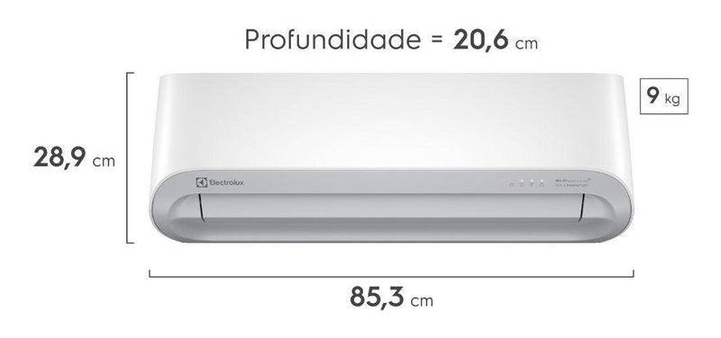 Ar-condicionado Split Inverte 12000 Btus Electrolux Q/f 220v